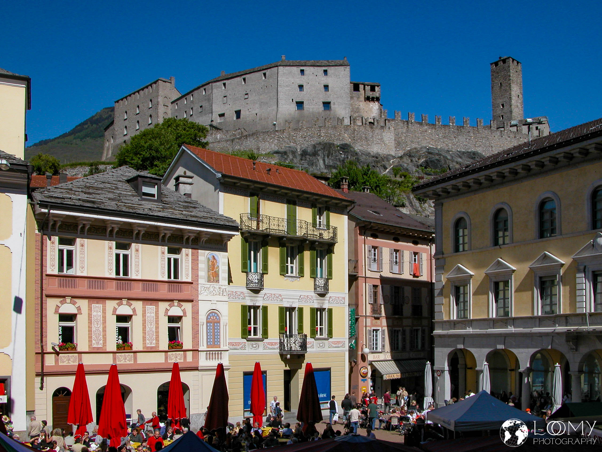 Blick aufs Castel Garnde