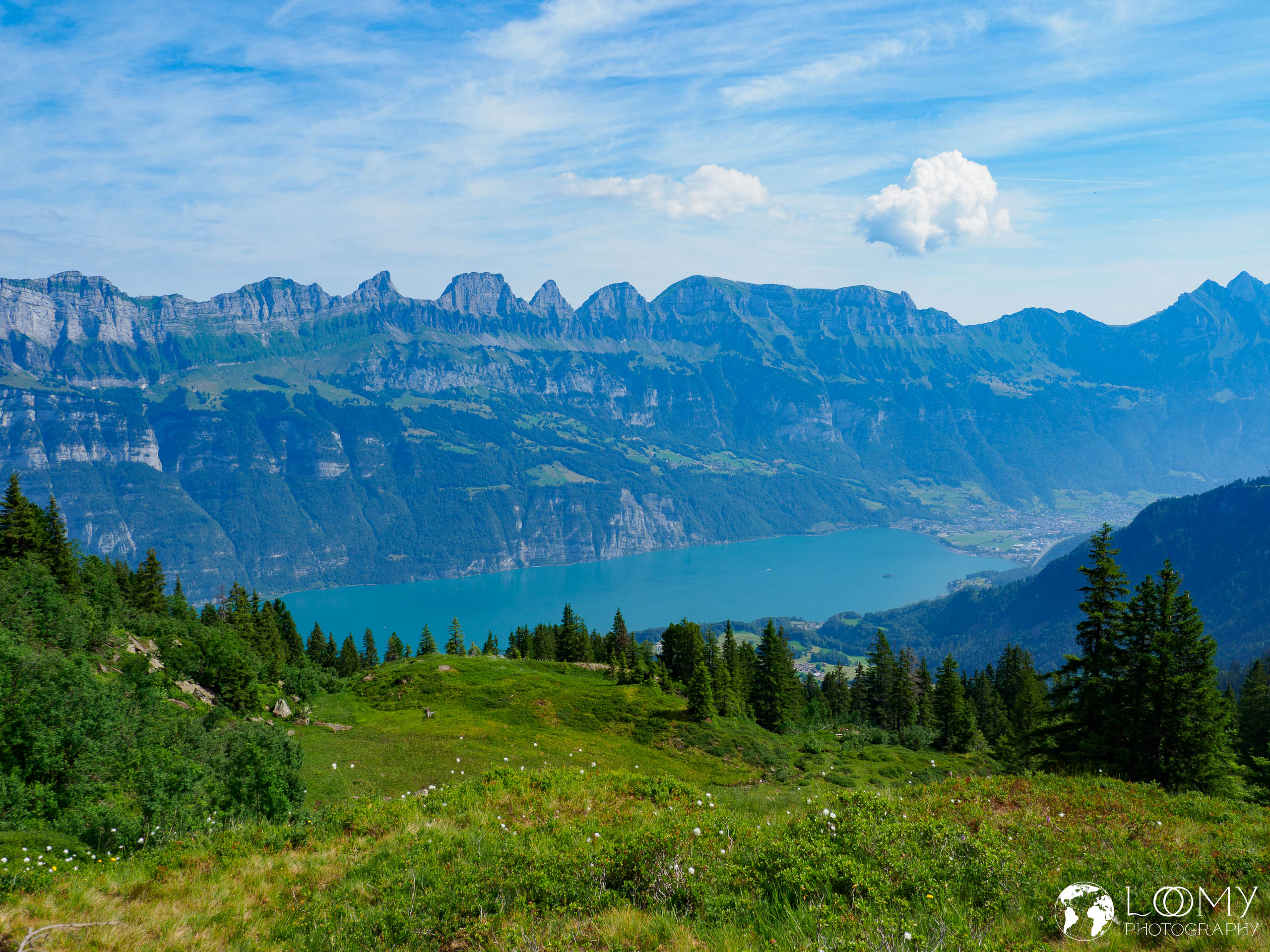Walensee mit Churfirsten