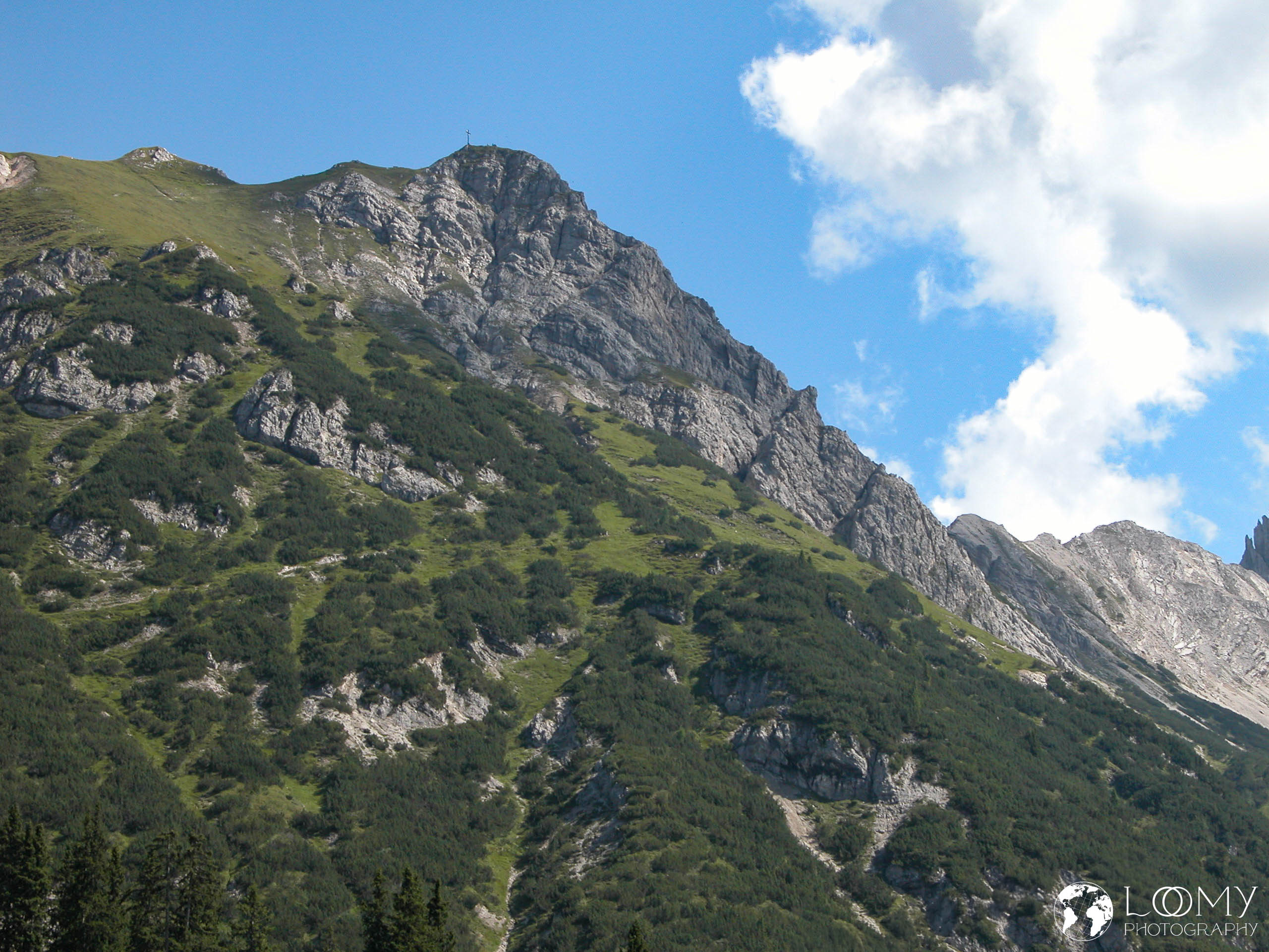Blick von Rosshütte auf Seefelder Spitze (2221m)