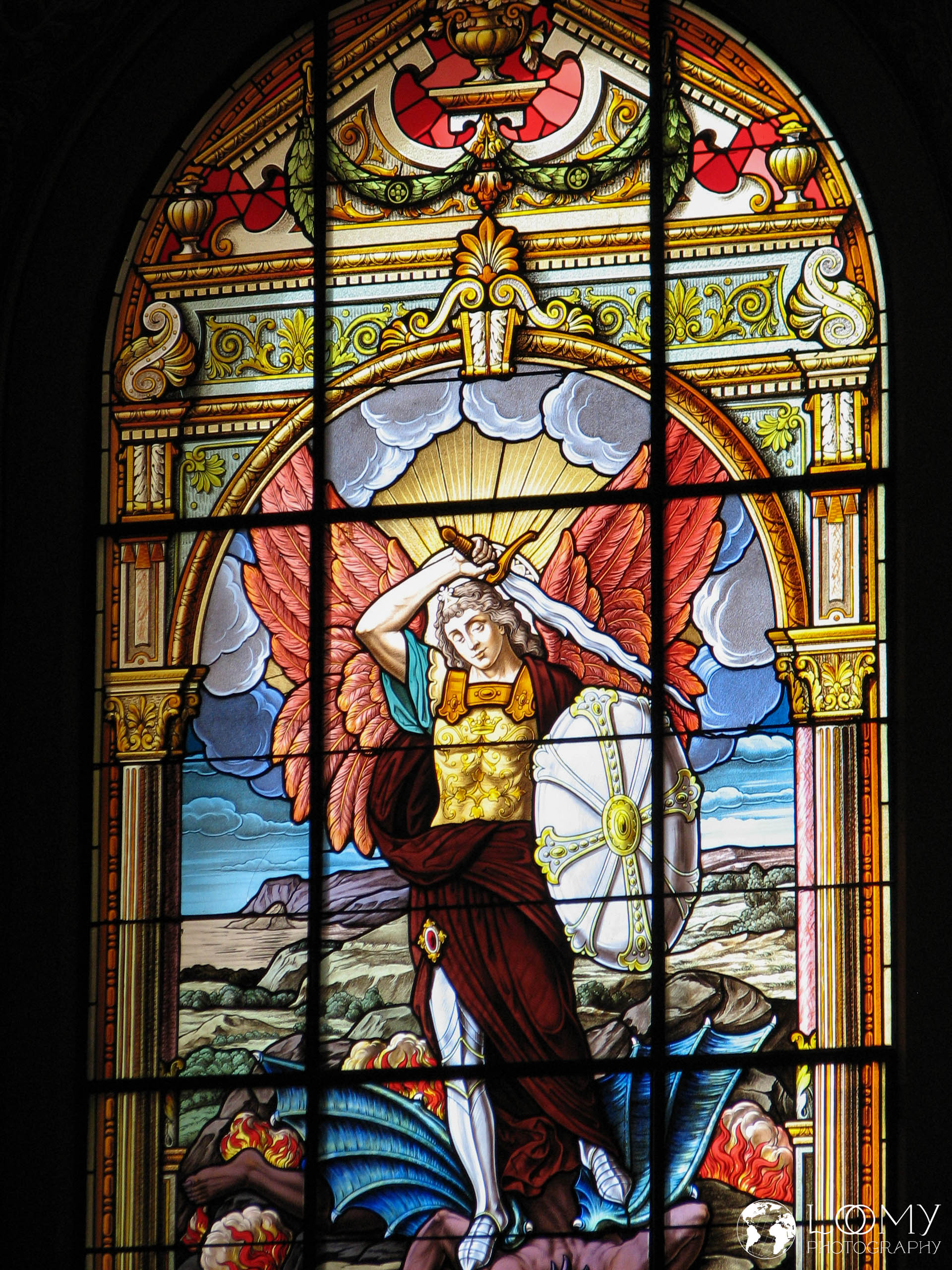 Glasfenster in der Katehdrale