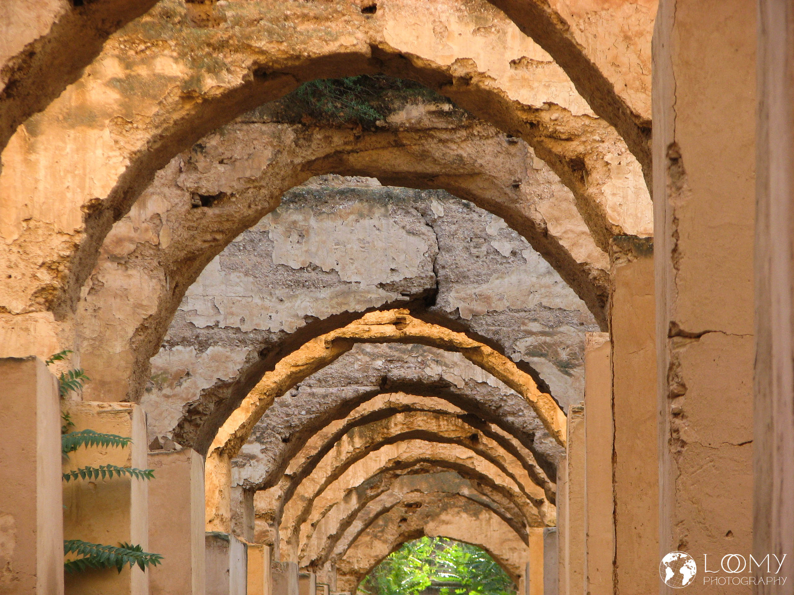 Pferdeställe in der Königsstadt des Mulay Ismail