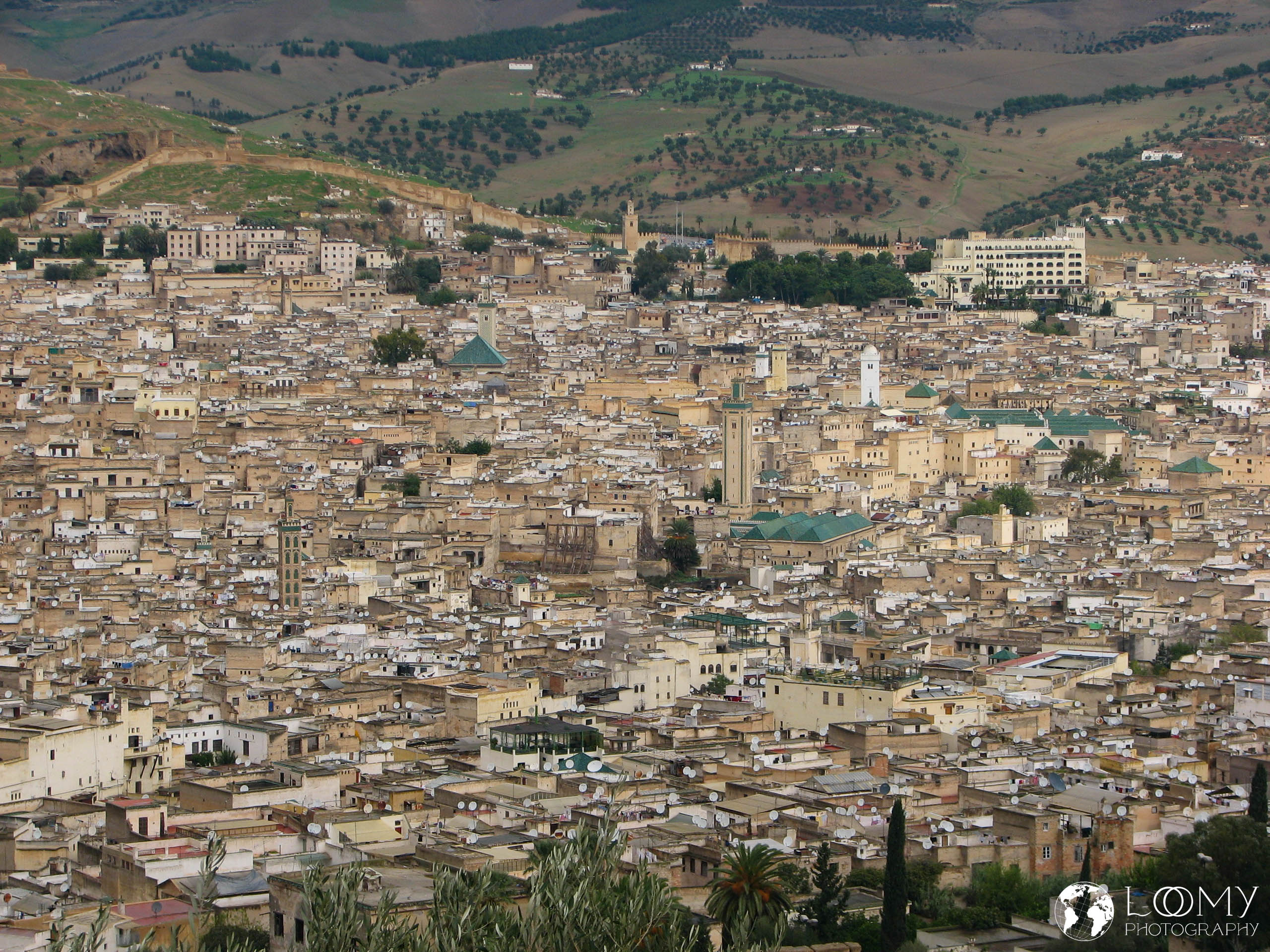 Blick auf Fès
