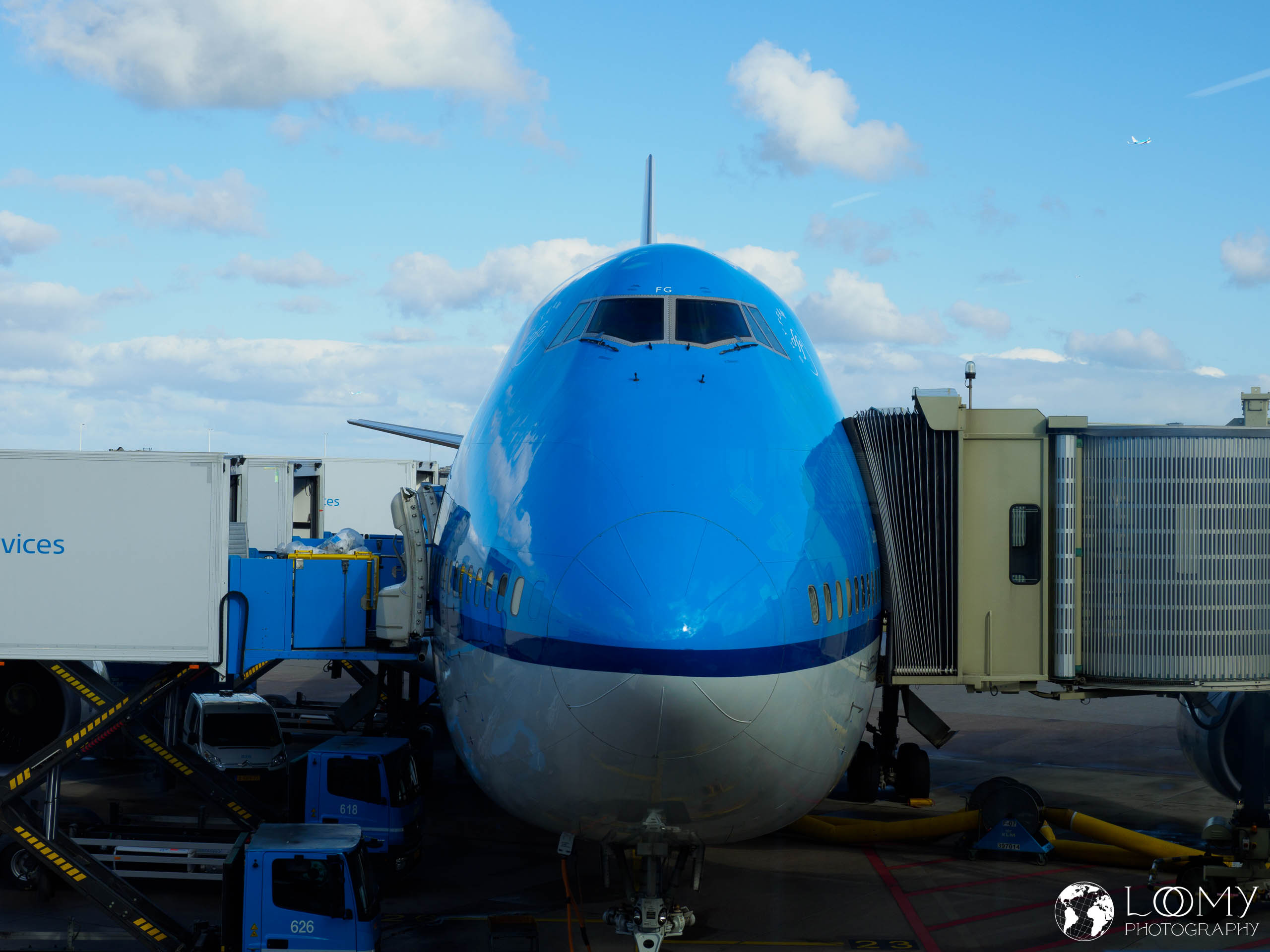 Abflug in Amsterdam