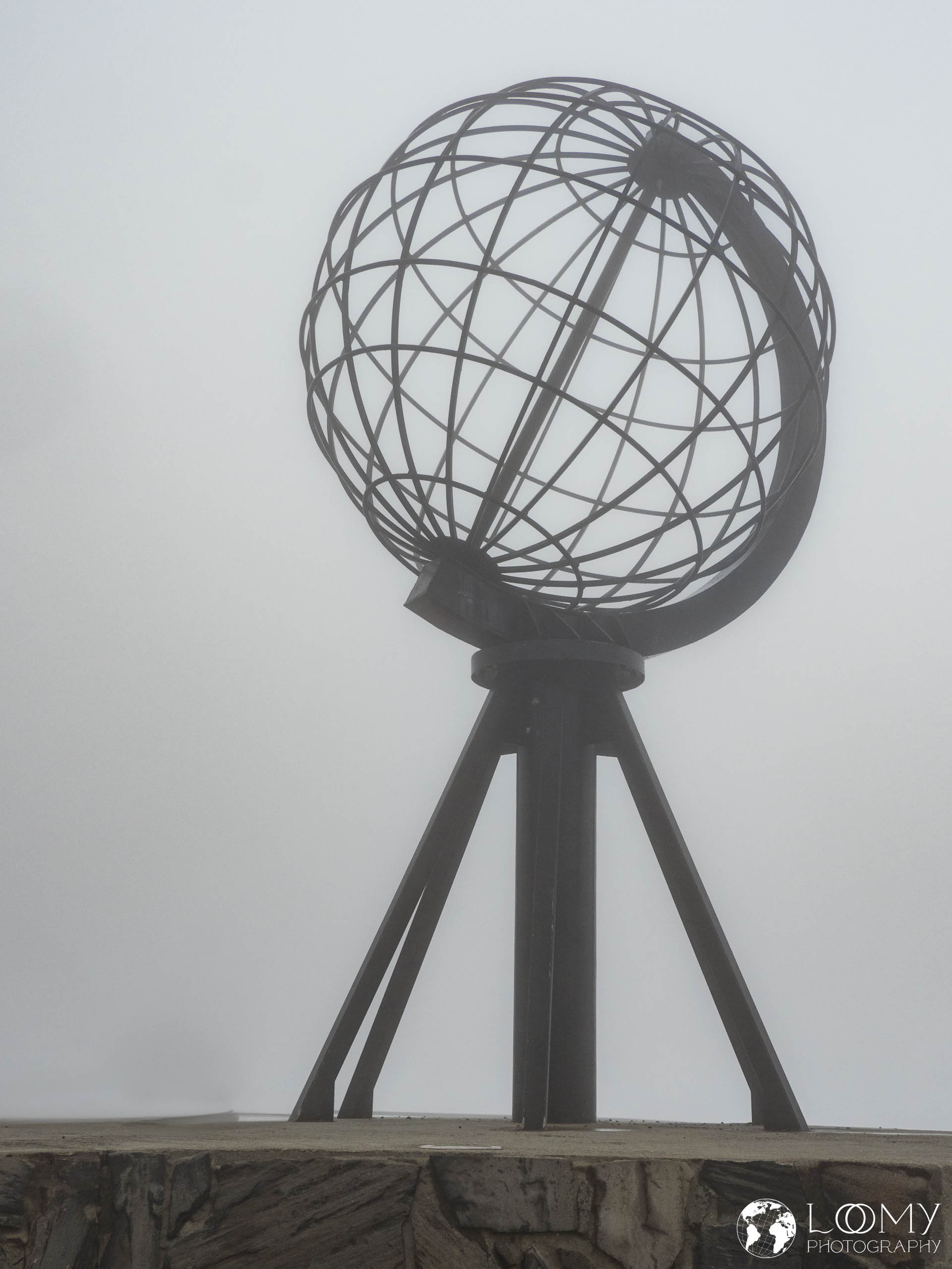 Globus am Nordkap